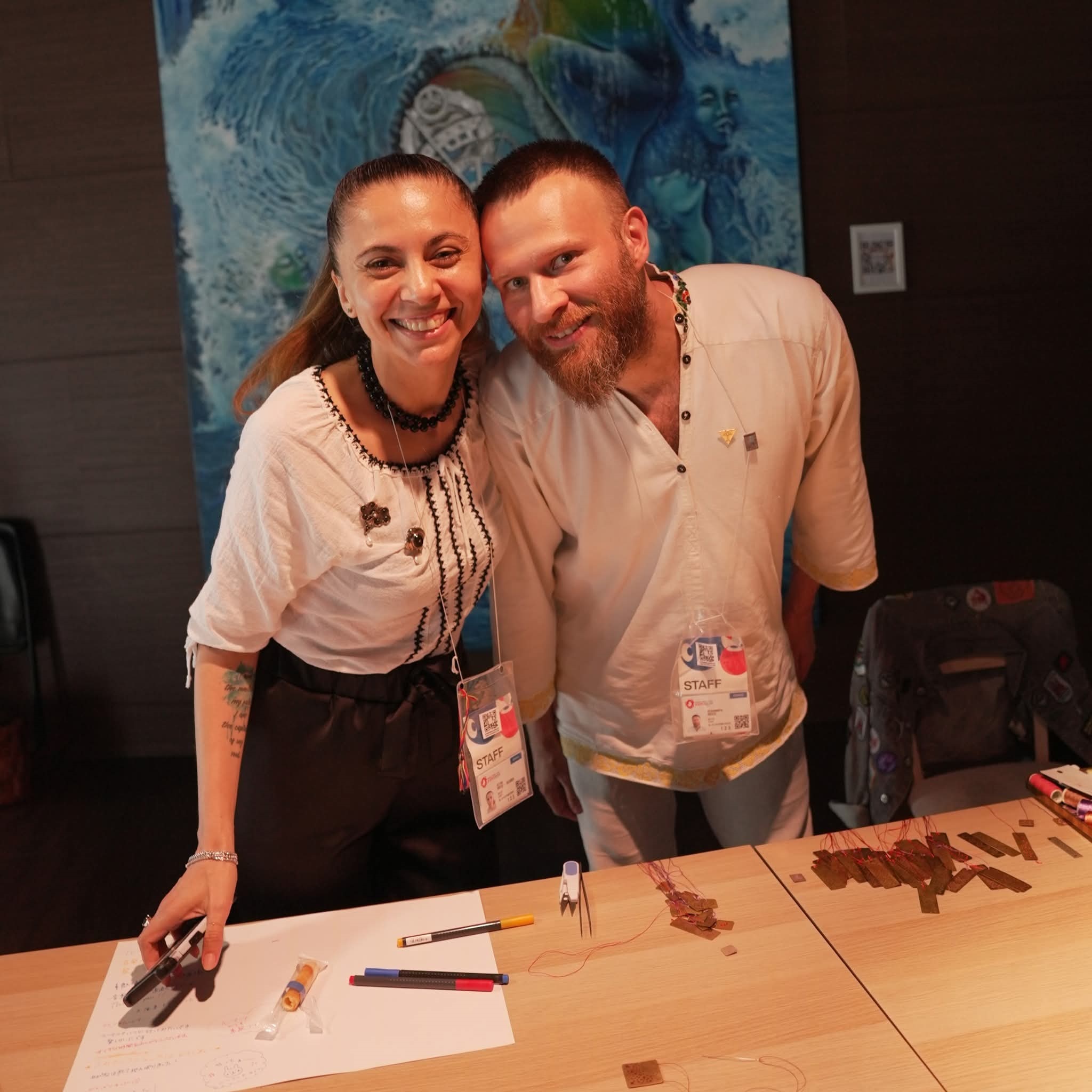 Designerii Gabriela Voicu Secărea și Alexandru Voicu la Expo 2025 Osaka Sursa foto Pavilionul României