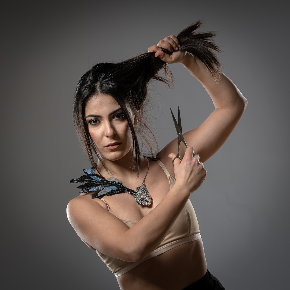 2023 Dream collection- Blackbird Necklace Contemporary jewelry designer Fabiana Fusco