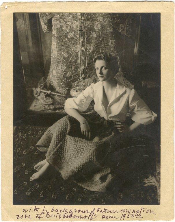 Marina Șaliapin, la începutul anilor 1950, colecția Angela Freddi